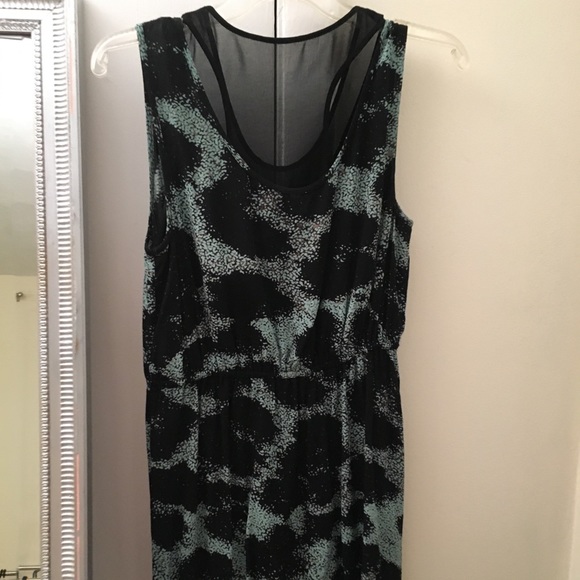 Kensie Black Teal Dress - Picture 3 of 5